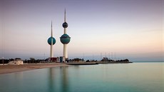 Kuwait Towers jsou symbolem hlavního msta Kuvajtu.