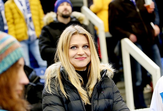 Na utkání se Spartou nechybla ani tenistka Lucie afáová, fanynka Komety Brno...