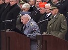 Hradní strá slaví 100 let, na oslav výroí promluvil válený veterán Emil...