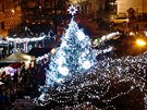 Vánoní strom v Ústí nad Labem (advent 2018)