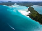 Plá Whitehaven Beach, Queensland, Austrálie. Stejn jako Navajo je i...