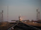 Raketa Sojuz FG odstartovala z Bajkonuru 3. prosince 2018.