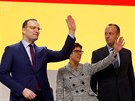 Nov zvolená pedsedkyn Kesanskodemokratické unie (CDU) Annegret...