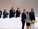 Nov zvolená pedsedkyn Kesanskodemokratické unie (CDU) Annegret...