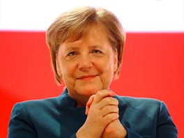 Angela Merkelov, kter CDU vedla od roku 2000, byla pi svm poslednm projevu...