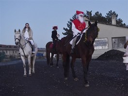 Jezdecký oddíl v Olomouci - Loov uspoádal 5. prosince 2018 koskou jízdu...