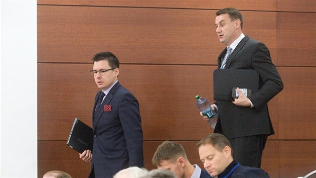 Liberecký hejtman Martin Půta u soudu (4. prosinec 2018)