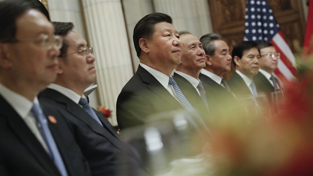 nsk prezident Xi Jinping na summitu G20 v Argentin (2. 12. 2018)