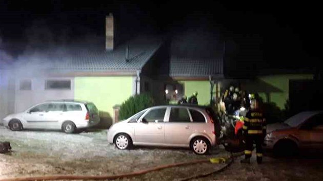 Jihomoravt hasii zasahovali u poru rodinnho domu ve Valchov na Blanensku.