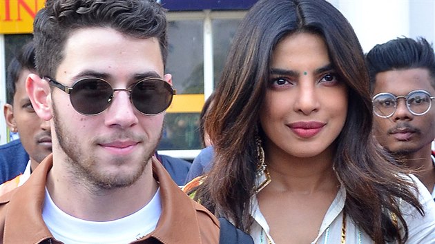 Nick Jonas  a Priyanka Chopra (Rdasthn, 29. listopadu 2018)