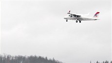 Spolenost F Air na Letiti Karlovy Vary pedvedla ukázkové prlety svých...