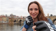 Lucie Pudilová se chystá na zápas MMA v organizaci UFC v Praze