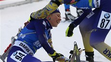 Vytrvalostní závod Svtového poháru v Pokljuce vyhrála Julia Dymová z Ukrajiny.