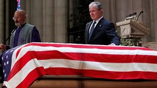 Amerika se louí s bývalým prezidentem Georgem W. Bushem