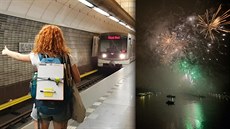 Videa roku: dívky stopující metro i oslavy 100 let od vzniku republiky
