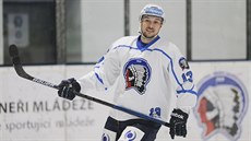 Hokejový útoník Jan Ková na tréninku s Plzní.