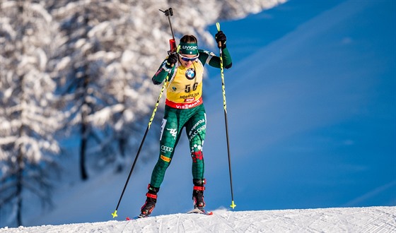 PRVNÍ DÁMA. Italská biatlonistka Dorothea Wiererová závodila v Hochfilzenu ve...