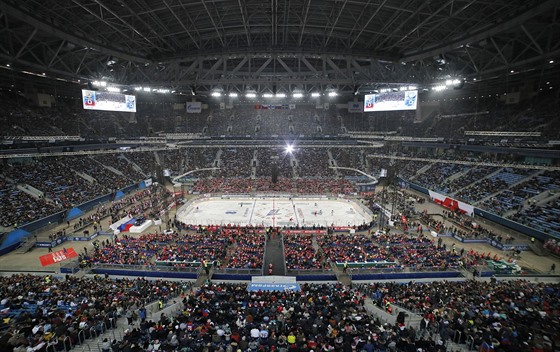 Zápas Channel One Cupu mezi Ruskem a Finskem probhl na stadionu Zenitu...