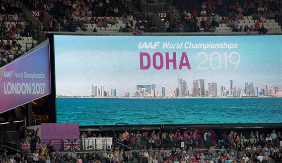 Vizualizace mistrovství svta v atletice v katarském Dauhá v roce 2019