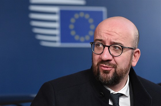 Belgický premiér Charles Michel na summitu EU v Bruselu. (14. prosince 2018)