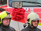 Chodovt dobrovoln hasii dostali od msta novou cisternu Tatra Terra, jej...