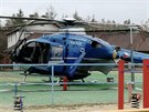 Ve Staré Huti u Dobříše havaroval záchranářský vrtulník, na místě jsou všechny...