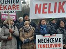 Demonstranti z Orlov protestuj proti ruen akutnch lek