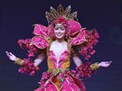 Athena Su McNinch, Miss Guam 2018 walks on stage during the 2018 Miss Universe...