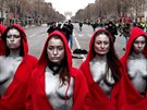 Ve Francii se opět sešli příznivci hnutí žlutých vest, které protestuje proti...
