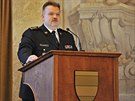 �editel jihomoravsk� policie Leo� Tr�il promlouv� p�i p�ed�v�n� ocen�n� za rok...