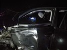 Tragick nehoda  v obci Holn u Jina (18.12.2018).