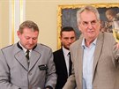 Prezident republiky Milo Zeman se zúastnil 19. listopadu na zámku v Lánech...