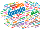 Graficky znázornná frekvence nejastjích slov v dotazech na asistenta Google