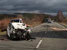 Tragick dopravn nehoda u Drslavic.