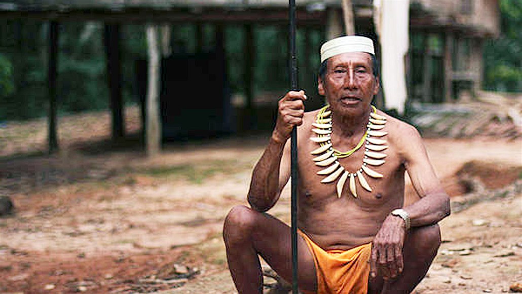 Peruánský indián z kmene Yavari
