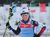 Veronika Vítková při tréninku v Novém Městě na Moravě