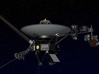 Sonda Voyager 2, která opustila heliosféru.