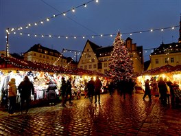 Vánoní trhy v estonském Tallinnu (prosinec 2018)