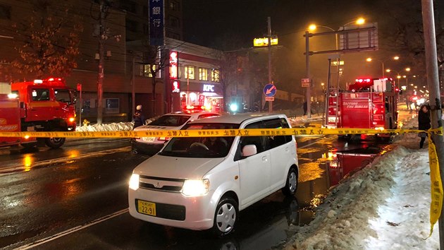 Pi vbuchu v restauraci na severu Japonska bylo zranno 41 lid. (16. 12. 2018)
