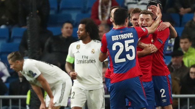 Radost fotbalist CSKA Moskva na hiti Realu Madrid.