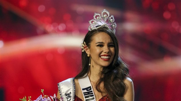 Miss Universe 2018 Catriona Gray z Filipn (Bangkok, 17. prosince 2018)