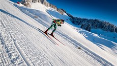 SJEZD. Italská biatlonistka Dorothea Wiererová se v Hochfilzenu ítí po trati.