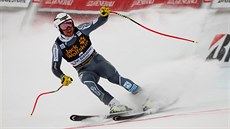 Nor Aleksander Aamodt Kilde v cíli sjezdu ve Val Garden�.