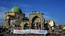 Irák zahájil rekonstrukci slavné mešity v Mosulu, kterou zničili členové...