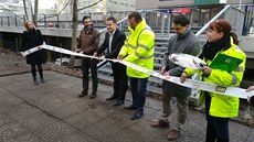 Zbrusu nový most vede od stanice Nové Butovice