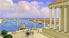 Takto vypadala Caesarea před dvěma tisíci lety podle historických rekonstrukcí...