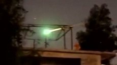 Obí padající meteor v Mexiku