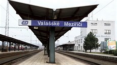 Vlakové nádraží ve Valašském Meziříčí.