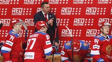 Ruský trenér Ilja Vorobjov a jeho hrái