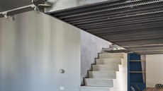 Architekt Davide G. Vizzini vytvořil v polovině schodiště (ve výšce 2,20 metru)...